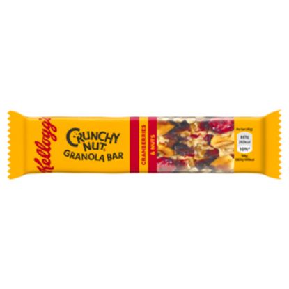 Picture of  Crunchy Nut Bar C/Berry 45g Kelloggs x18